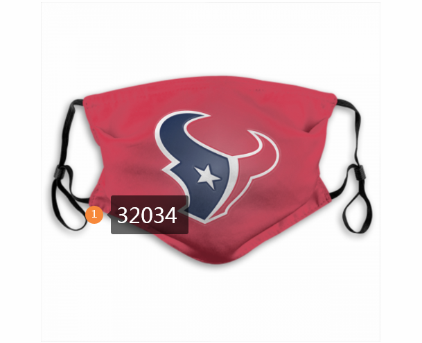 NFL 2020 Houston Texans 136 Dust mask with filter